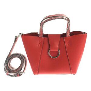 BNWT GUESS Laurel Bay Mini Crossbody Tote, Red